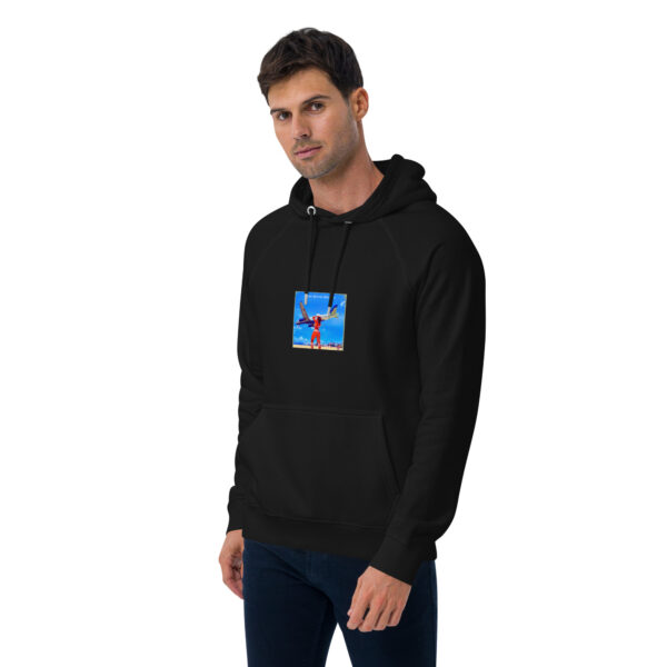 Unisex eco raglan hoodie - Image 7