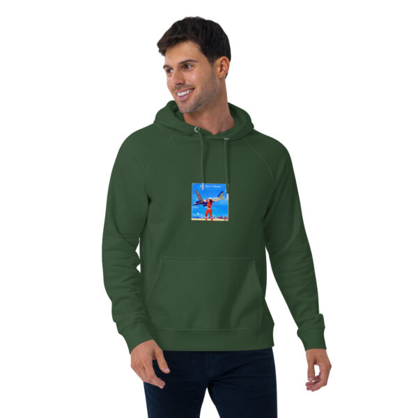 Unisex eco raglan hoodie - Image 19